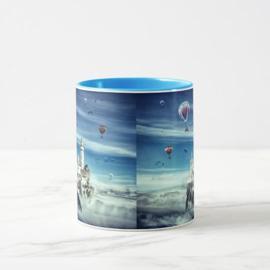 Laputa - Schloss im Himmel Tasse (Zentrum)