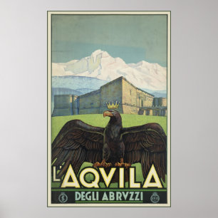 L'Aquila Degli Abruzzen Poster
