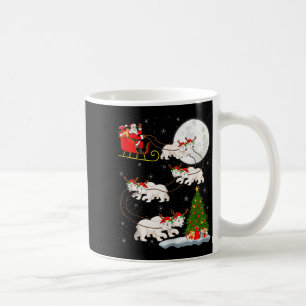 Lar Bär Weihnachtsmann Schlitten Fliegender Lustig Kaffeetasse