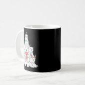 Lar Bear Christmas Tree Xmas Pajamas  Kaffeetasse (Vorderseite Links)