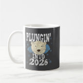 Lar Bear Plunge - Plungin' Into 2026 New Year Cold Kaffeetasse (Links)
