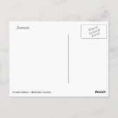 Lar gibbon nahe Teich Postkarte (Rückseite)