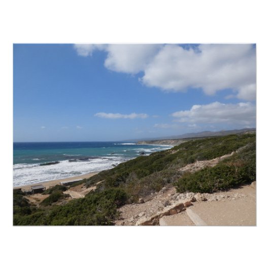 Lara Beach, Paphos, Zypern Poster (Vorderseite)