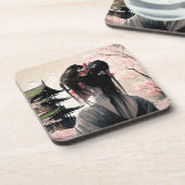 Lara Japan - Harte Plastikuntersetzer Getränkeuntersetzer (Linke Seite)