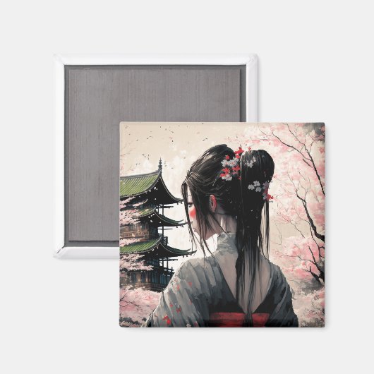 Lara Japan - Magnet (Vorderseite/Rückseite)