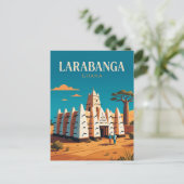 Larabanga-Moschee Ghana Postkarte (Stehend Vorderseite)