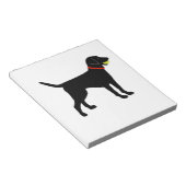 Larador Fetch, Black Lab-Ball Notizblock (angewinkelt)