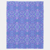 Larage Fleece Decke Lavender Hydrangea Muster (Vorderseite)