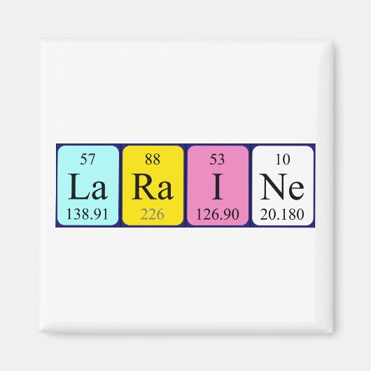 Laraine-Periodenmagnet Magnet (Vorne)