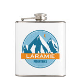 Laramie Mountains Wyoming Stars Moon Flachmann (Vorderseite)