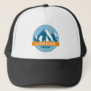 Laramie Mountains Wyoming Stars Moon Truckerkappe
