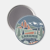 Laramie USA Magnet (Vorderseite/Rückseite)