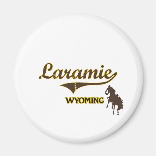 Laramie Wyoming City Classic Magnet (Vorne)