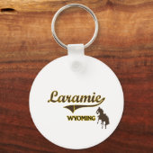 Laramie Wyoming City Classic Schlüsselanhänger (Vorderseite)