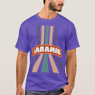 Laramie Wyoming Hippie City Niedlich farbenfroh ve T-Shirt