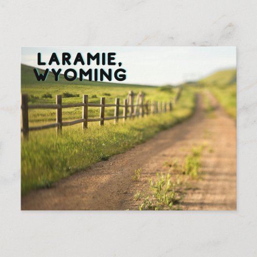 Laramie Wyoming Postcard Postkarte (Vorderseite)
