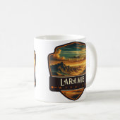 Laramie, Wyoming | VINTAG Kaffeetasse (VorderseiteRechts)