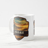 Laramie, Wyoming | VINTAG Kaffeetasse (Vorderseite Links)