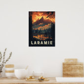 Laramie Wyoming Vintag Poster (Küche)