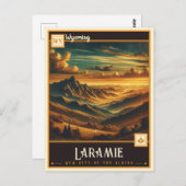 Laramie, Wyoming | VINTAG Postkarte (Vorne/Hinten)