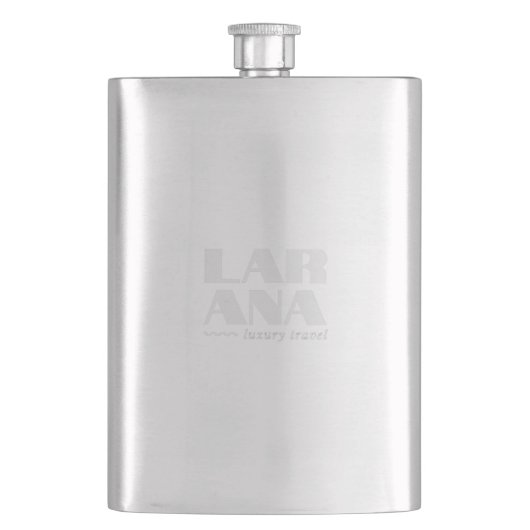 #LARANALuxuryTravelClassicFlask Flachmann (Vorderseite)