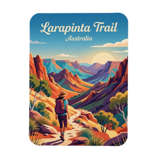 Larapinta Trail Australien Magnet (Vertikal)