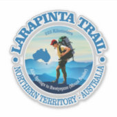 Larapinta Trail (Hiker C) Aufkleber (Vorderseite)