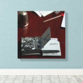 L'Arbre O Carré Tree Miniatur Artist Book Leinwand (Insitu (Holzboden))