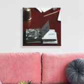 L'Arbre O Carré Tree Miniatur Artist Book Leinwand (Insitu (Wohnzimmer))