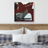 L'Arbre O Carré Tree Miniatur Artist Book Leinwand (Insitu (Schlafzimmer))