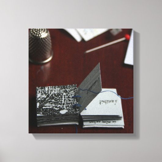 L'Arbre O Carré Tree Miniatur Artist Book Leinwand (Vorderseite)