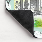 L'Arc de Triomphe Collage Kunst Mousepad (Ecke)