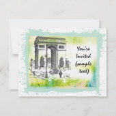 L'Arc de Triomphe Einladungen (Vorderseite)