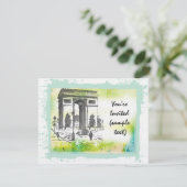 L'Arc de Triomphe Einladungen (Stehend Vorderseite)