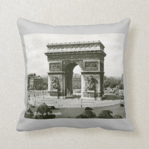 L'Arc de Triomphe, Paris Frankreich Vintage Kissen