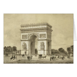 L'Arc de Triomphe, Paris, graviert von Auguste Bry