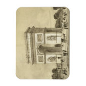L'Arc de Triomphe, Paris, Gravur von Auguste Bry Magnet (Vertikal)