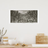 L'Arc de Triomphe, Versailles (Gravieren) Poster (Küche)