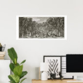 L'Arc de Triomphe, Versailles (Gravieren) Poster (Heimbüro)