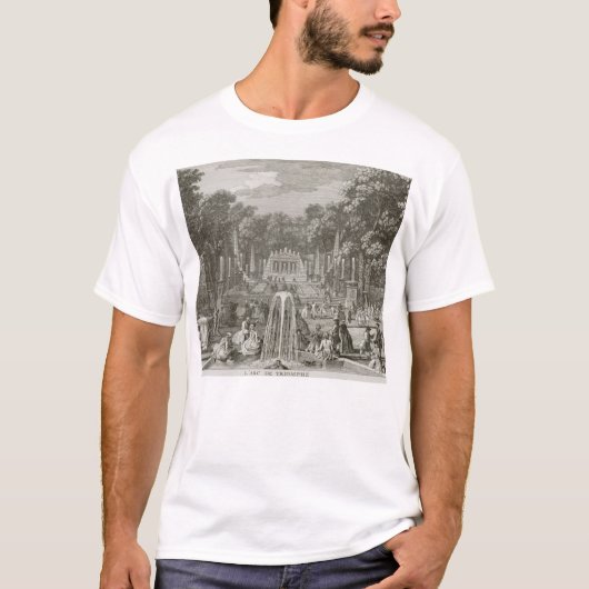 L'Arc de Triomphe, Versailles (Stich) T-Shirt (Vorderseite)