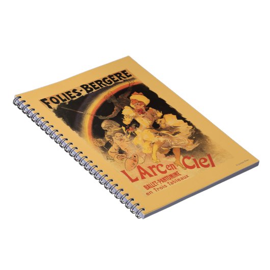 L'Arc-en-Ciel Ballet in Folies-Bergere Notizblock (Rechte Seite)