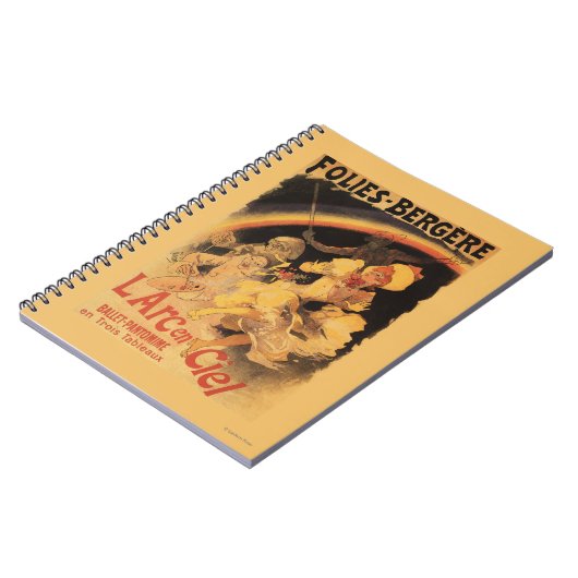 L'Arc-en-Ciel Ballet in Folies-Bergere Notizblock (Linke Seite)