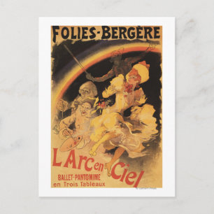 L'Arc-en-Ciel Ballet in Folies-Bergere Postkarte