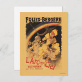 L'Arc-en-Ciel Ballet in Folies-Bergere Postkarte (Vorne/Hinten)