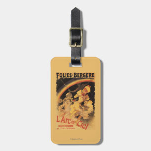 L'Arc-en-Ciel Ballett in Folies-Bergere Gepäckanhänger