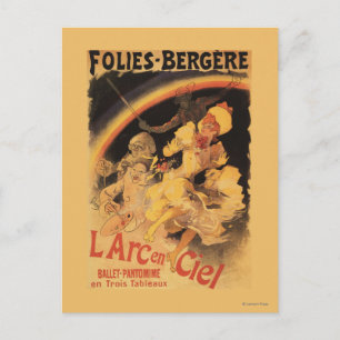L'Arc-en-Ciel Ballett in Folies-Bergere Postkarte