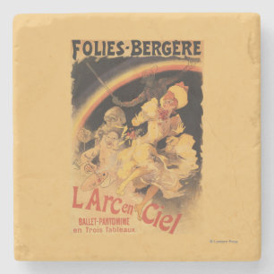 L'Arc-en-Ciel Ballett in Folies-Bergere Steinuntersetzer