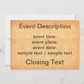 Larch Branch Einladung (Rückseite)