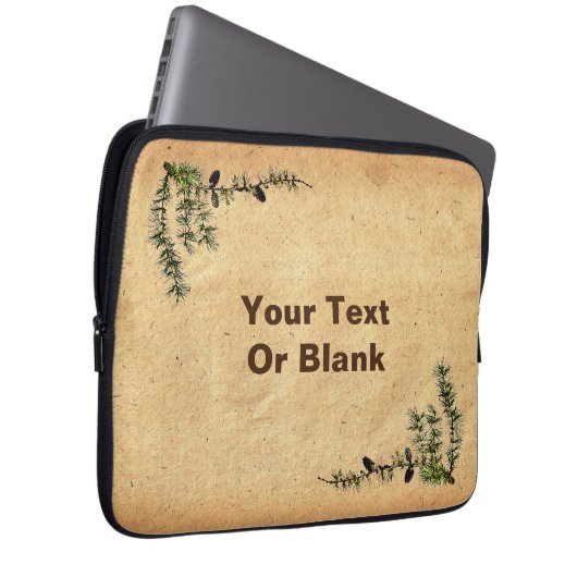 Larch Branch Laptopschutzhülle (Vorne Rechts)