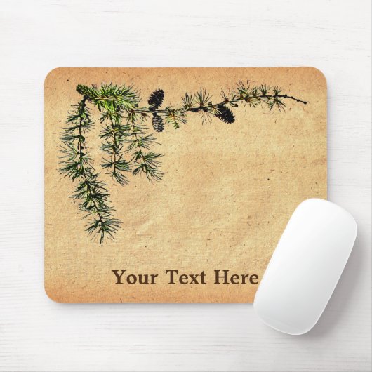 Larch Branch Mousepad (Mit Mouse)
